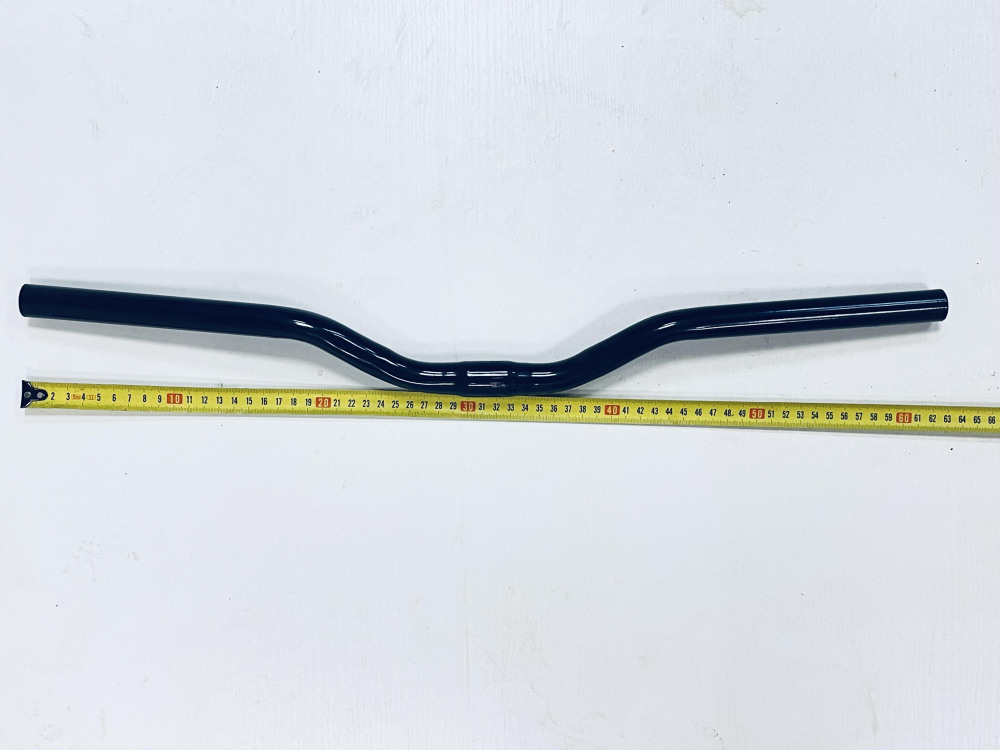 Руль стальной черный 620mm (25.4), код 41369