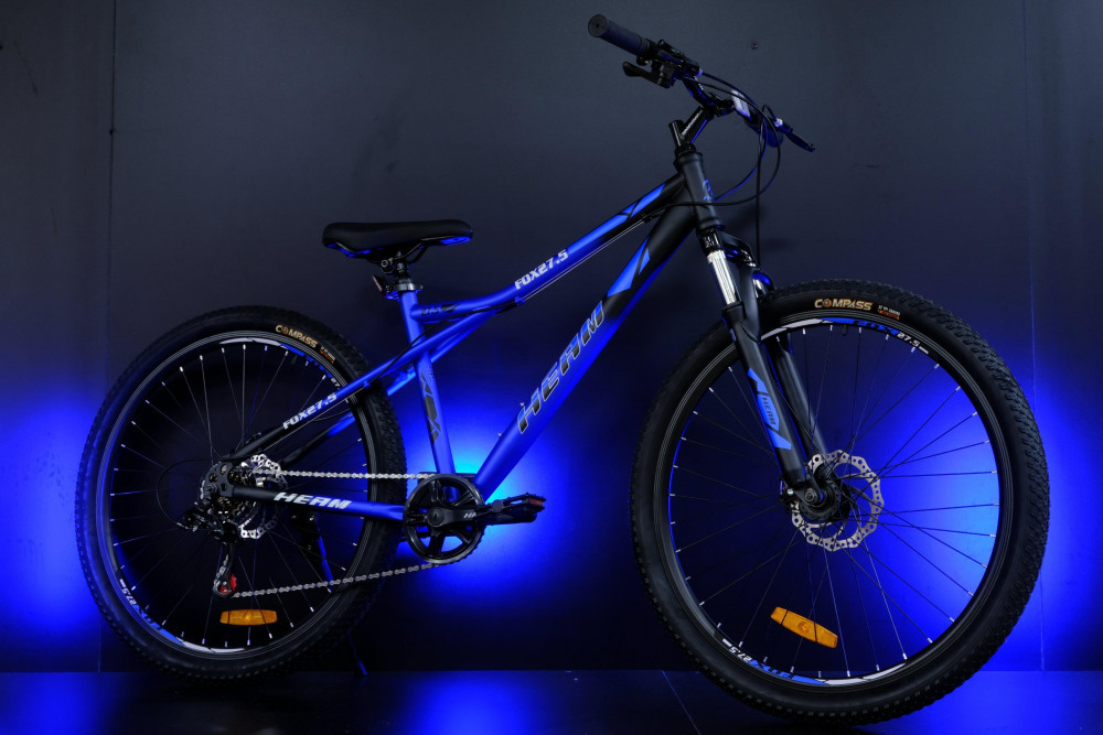 HEAM FOX 27.5 Матовый Чёрный/Синий