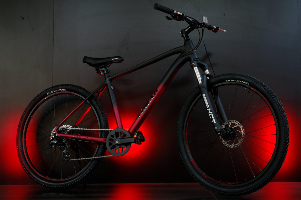 LORAK 2.0 8 sp Матовый Чёрный/Красный 17р (на рост 155-173)